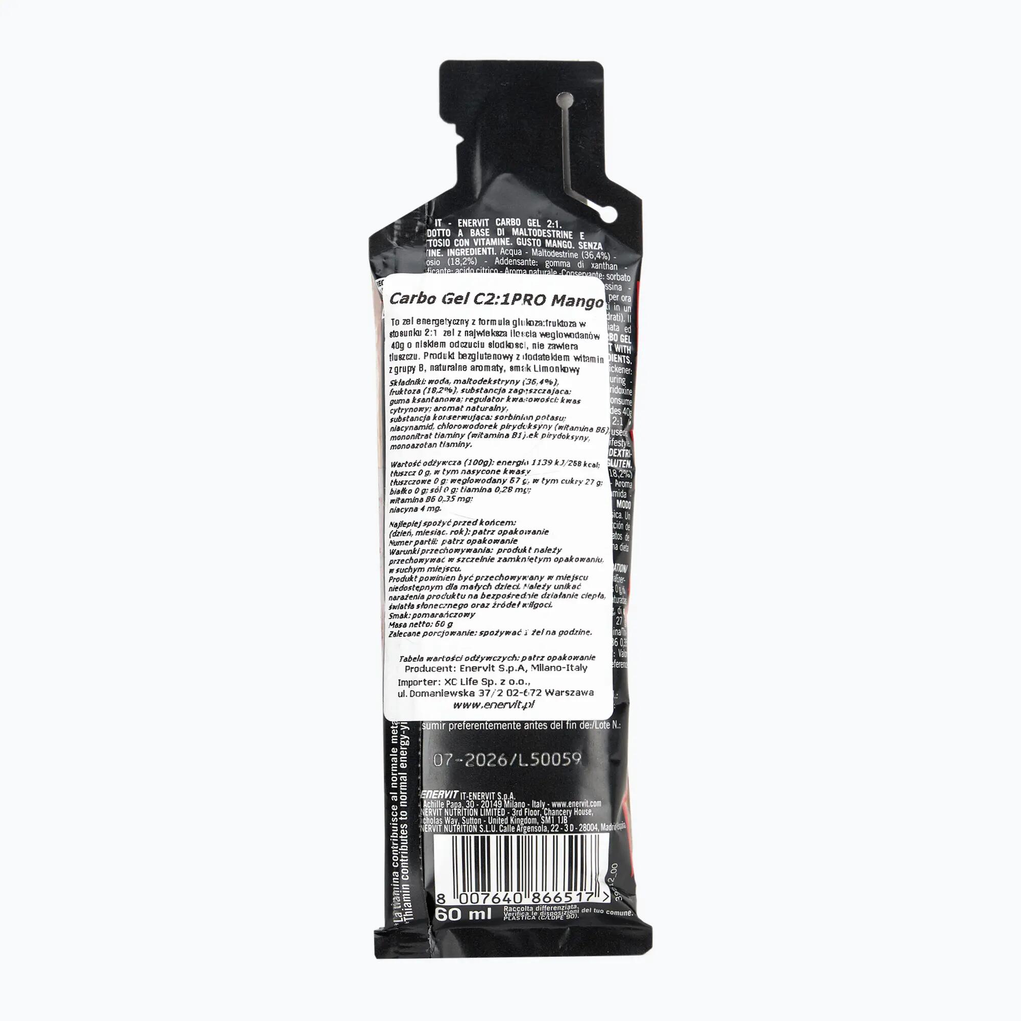 Żel energetyczny Enervit C2:1 Carbo Gel 3/4