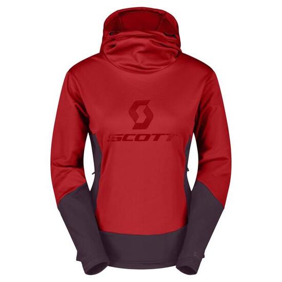 Sudadera de mujer DEFINED MID Scott rojo