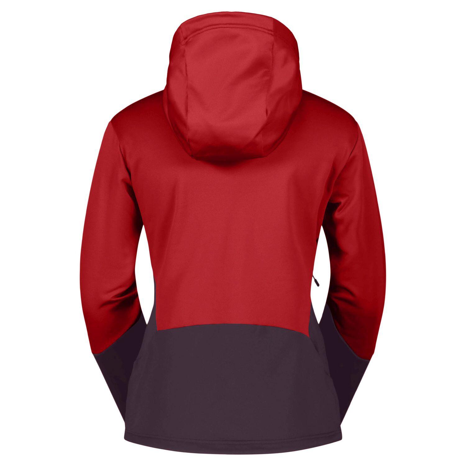 Sudadera de mujer DEFINED MID Scott rojo 2/7