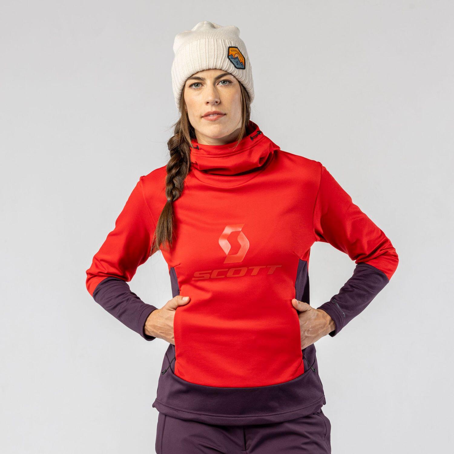 Sudadera de mujer DEFINED MID Scott rojo 4/7