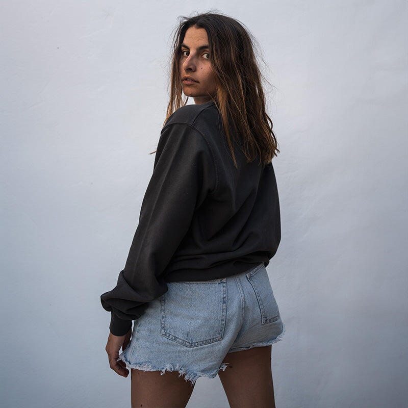Sweat coton bio Pounda Feroce - Noir 4/6