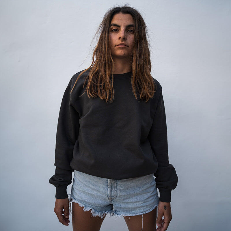 Sweat coton bio Pounda Feroce - Noir 6/6