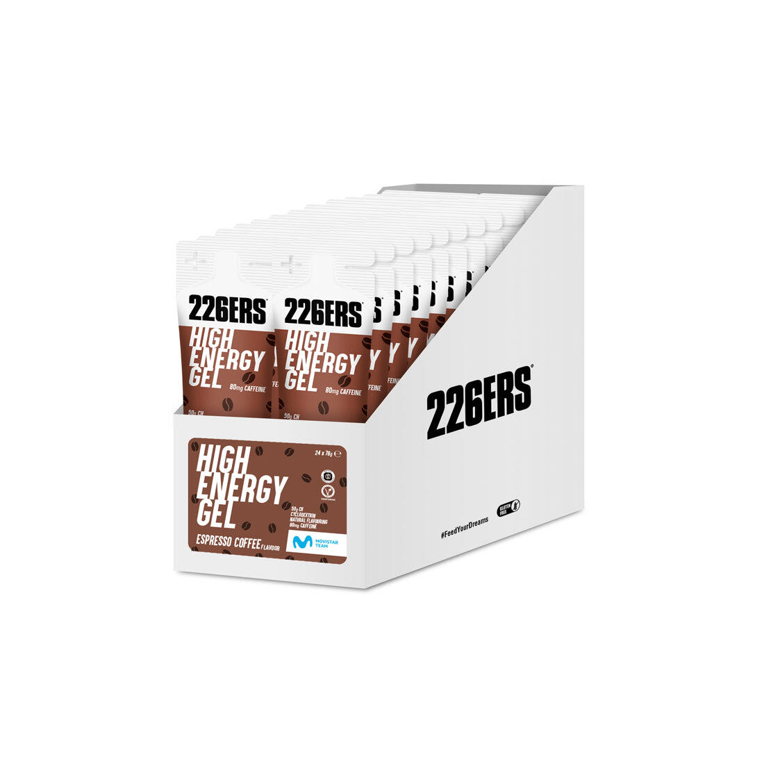 226ERS BOX - 24 HIGH ENERGY GEL 76g
