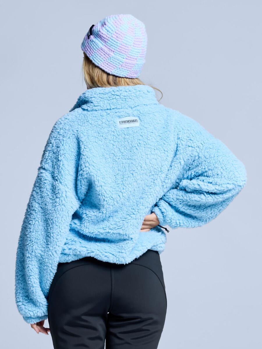 Veste duveteuse - Femme - Quatre saisons - Teddy - Bleu glacier 5/7