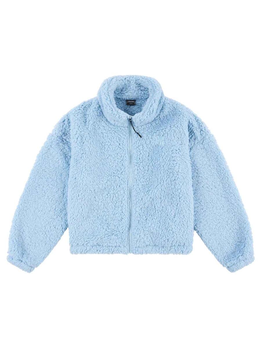 Veste duveteuse - Femme - Quatre saisons - Teddy - Bleu glacier 7/7