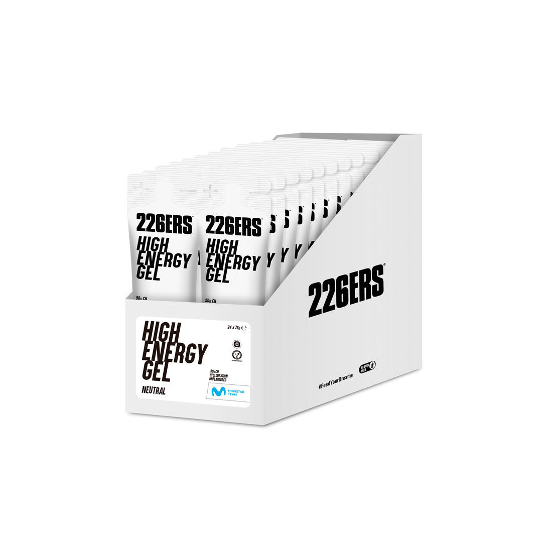 226ERS BOX - 24 HIGH ENERGY GEL 76g