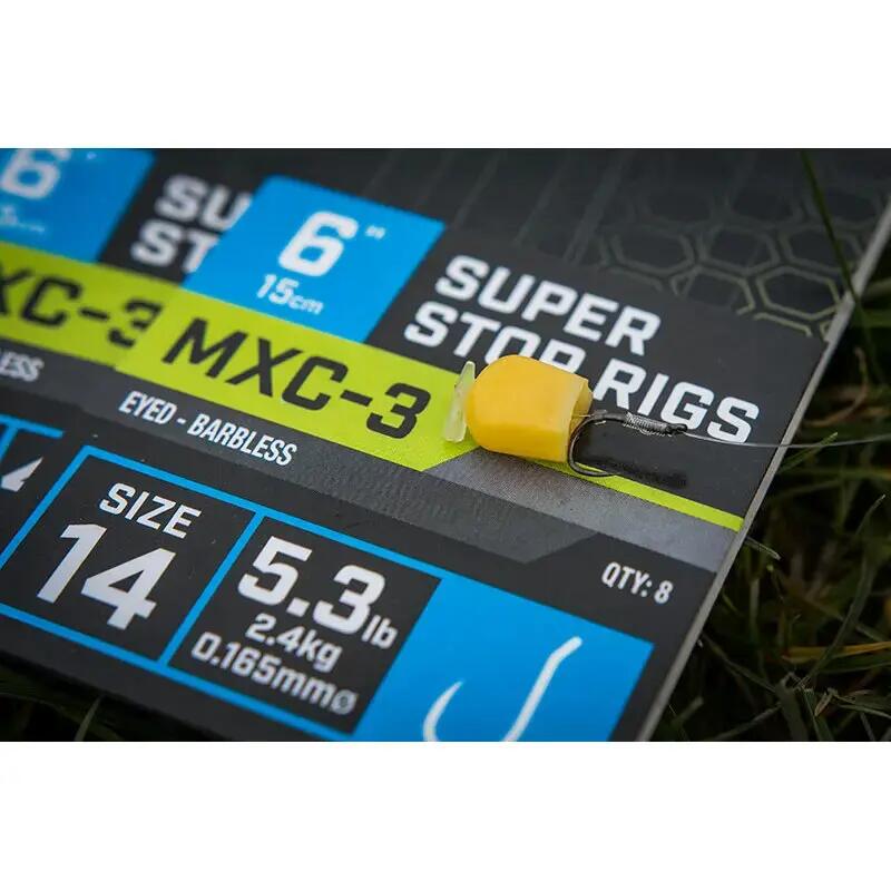 Bas de ligne sans ardillon Matrix MXC-3 Super stop 15cm x8 5/7