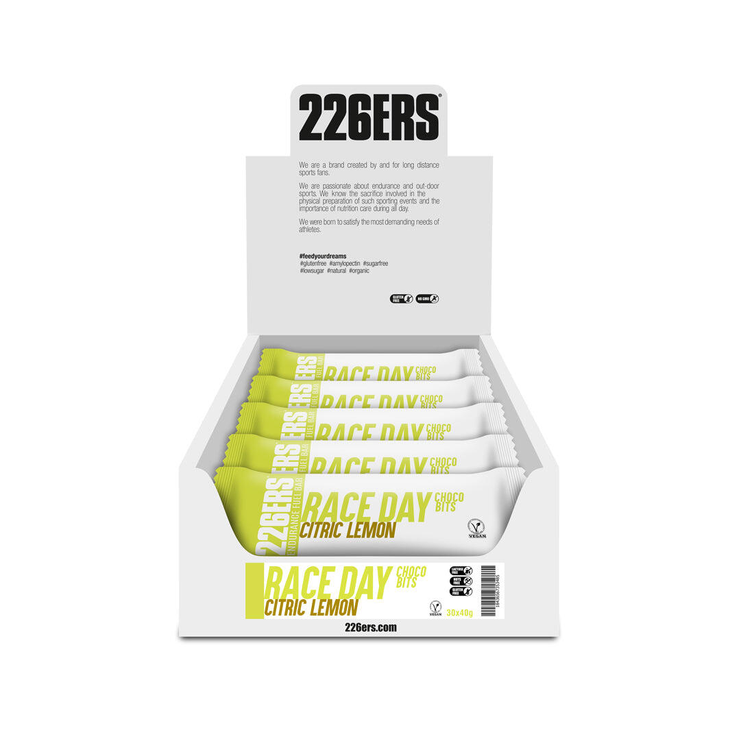 226ERS BOX – 30 RACE DAY BAR Choco bits