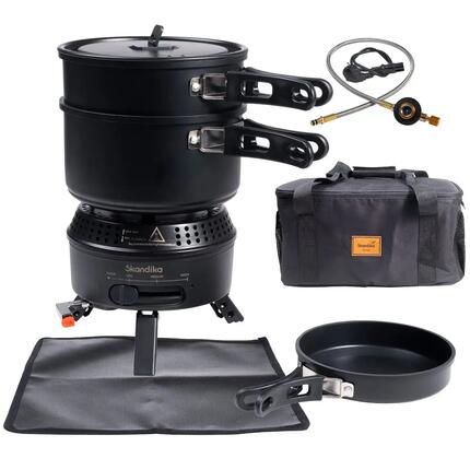 Seconde vie - Réchaud de camping Rask Set - Réchaud hybride