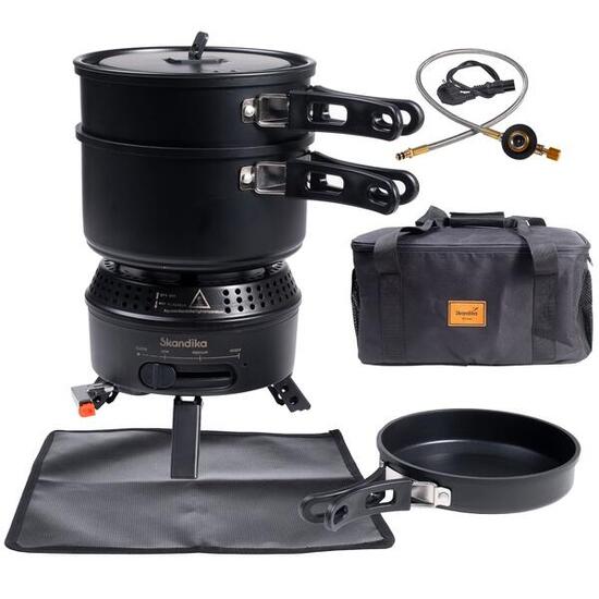 Seconde vie - Réchaud de camping Rask Set - Réchaud hybride