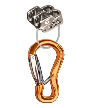 Assureur Grivel MASTER Clepsidra alu haut résistance anti-panique compact