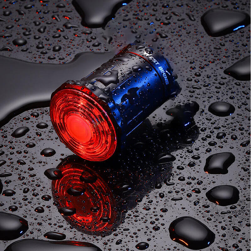 Stop LED spate bicicleta,7 culori, 6 moduri iluminare, senzor frana vibratii,USB