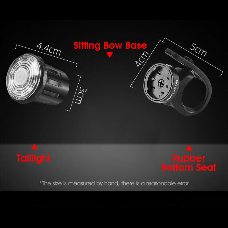 Stop LED spate bicicleta,7 culori, 6 moduri iluminare, senzor frana vibratii,USB