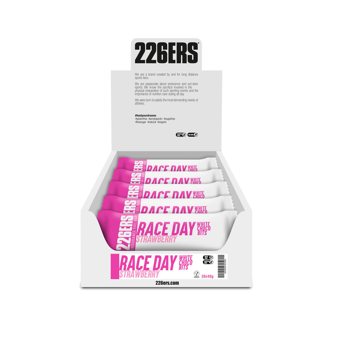 226ERS BOX – 30 RACE DAY BAR Choco bits