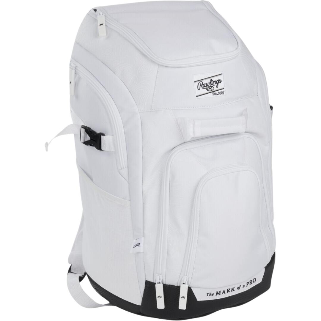 Rawlings FRANCHISE2 Series Backpack Color White Baseball/Softball 3/5