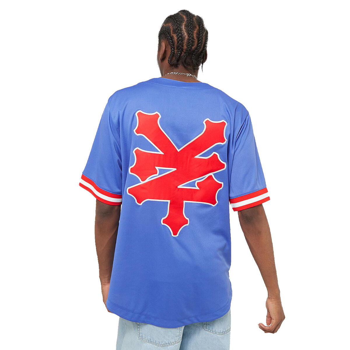 Zoo York Herren Baseball Jersey blau/rot 2/5