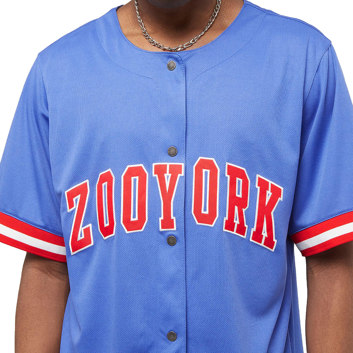 Zoo York Herren Baseball Jersey blau/rot 4/5