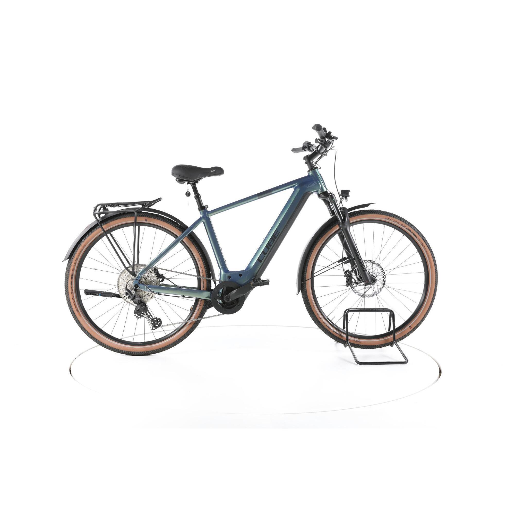 Cube - Reconditionné - Cube Nuride Hybrid Slx Allroad Trekking Vélo - Très Bon - Vélo De Voyage - Bleu - 50 - Decathlon
