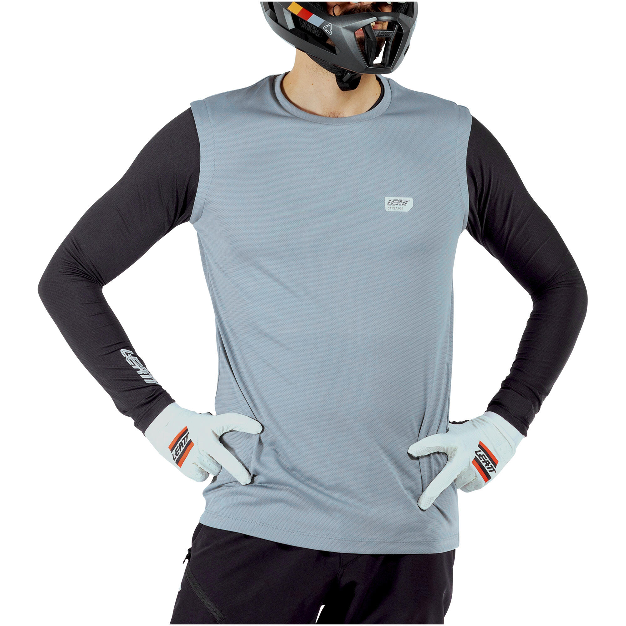 MTB 1.0-set, comfortabel en ademend  Grijs Heren 7/7