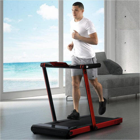 MAXXUS Loopband M8 - Inklapbaar - Belastbaar tot 100 kg - Rood 3/7