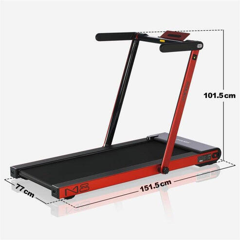 MAXXUS Loopband M8 - Inklapbaar - Belastbaar tot 100 kg - Rood 2/7
