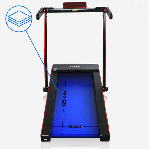 MAXXUS Loopband M8 - Inklapbaar - Belastbaar tot 100 kg - Rood 7/7