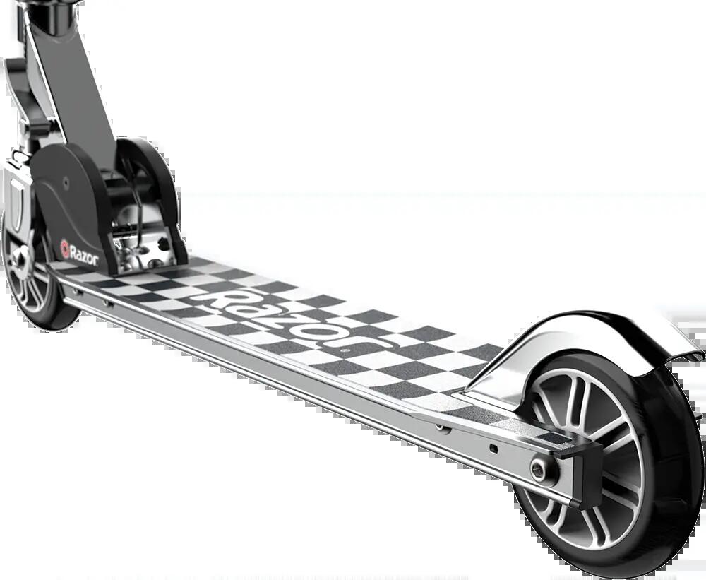 A SPECIAL EDITION SCOOTER - CHECKED OUT - Step voor kinderen - Zwart/Wit 2/7