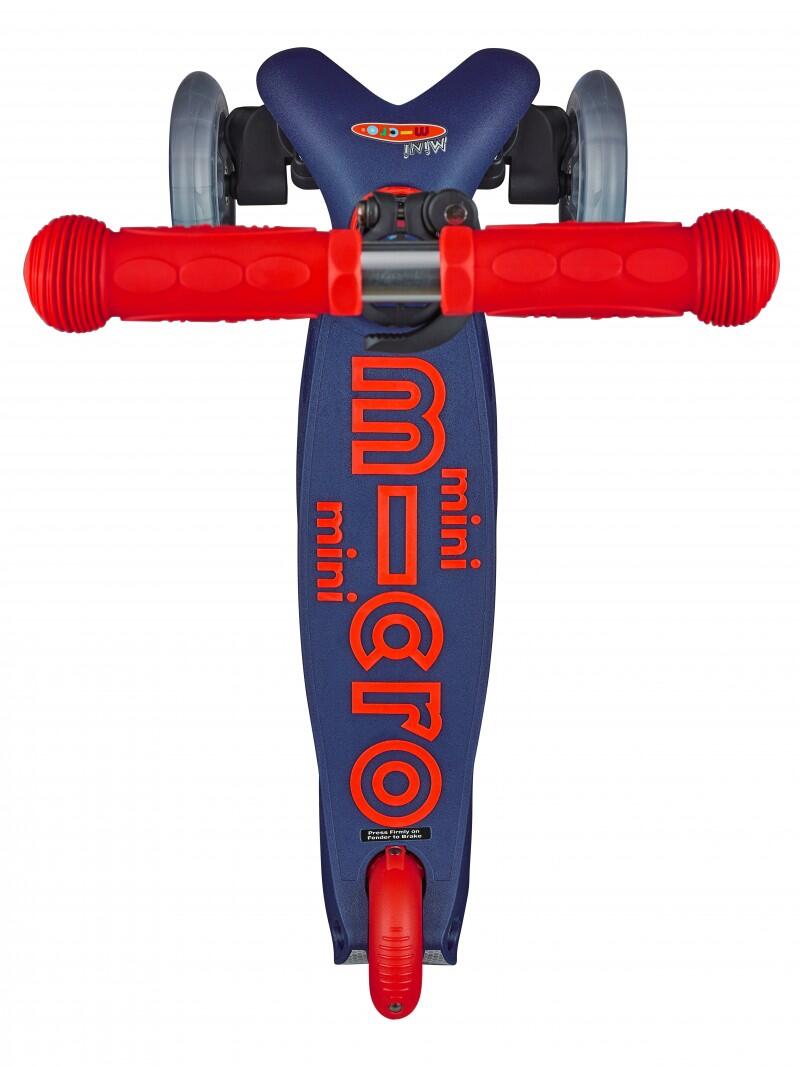 Trottinette 3 roues enfant – Mini Micro Deluxe Bleu Marine 5/7