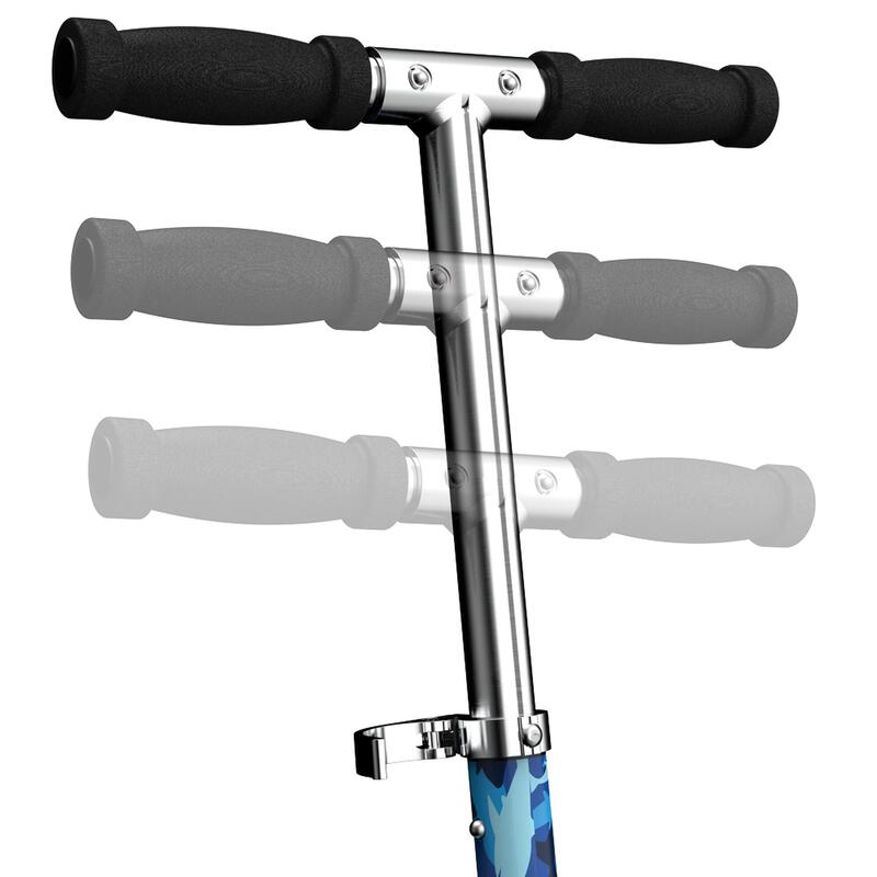 Trotineta pliabila copii 5+ ani Razor A Shark Camo Albastru cu ghidon reglabil