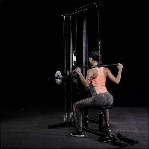 STATION DE TRACTION POULIE HAUTE A CHARGE GUIDÉE | MUSCULATION 3/7