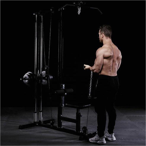 STATION DE TRACTION POULIE HAUTE A CHARGE GUIDÉE | MUSCULATION 4/7
