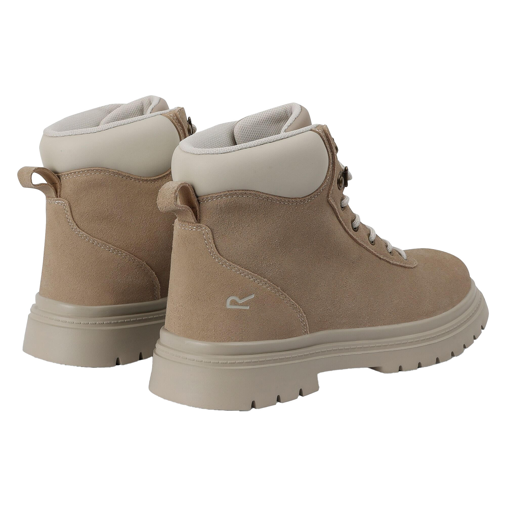 Womens/Ladies Whinton Suede Boots (Taupe/Beige) 2/5