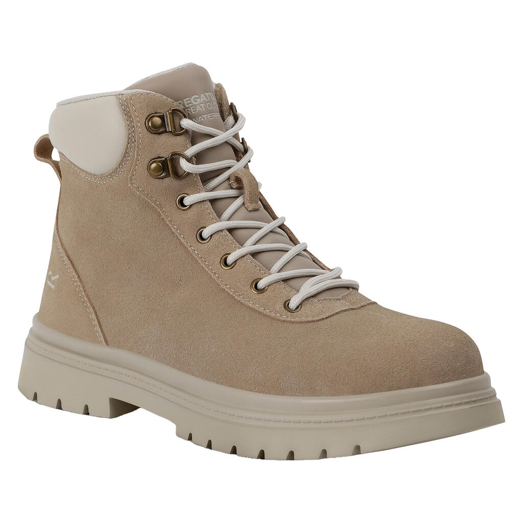 Womens/Ladies Whinton Suede Boots (Taupe/Beige)