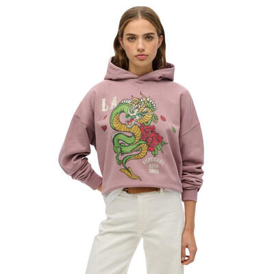 Dames hoodie superdry neo trad tattoo