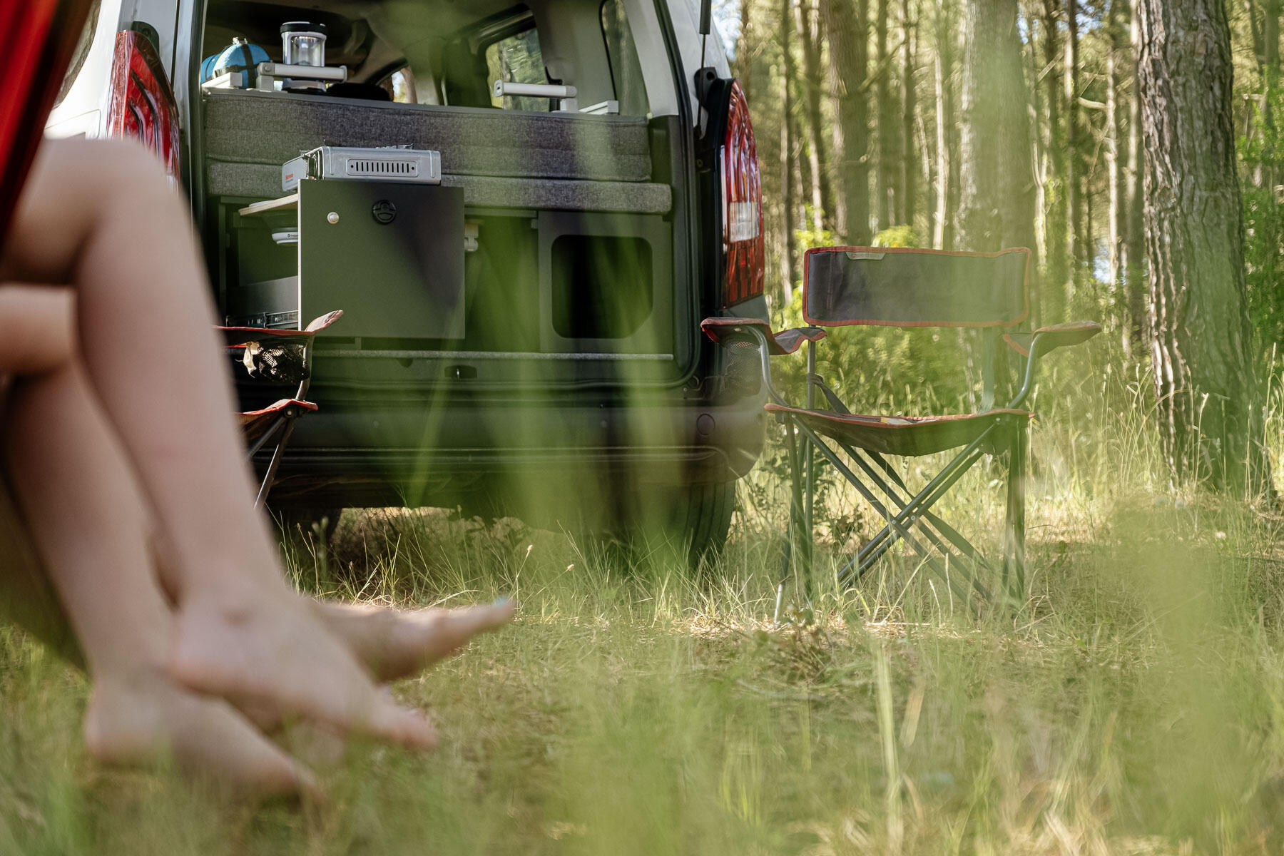Mueble Camper MOKUZAI Marron Oscuro 75x120x45cm 7/7
