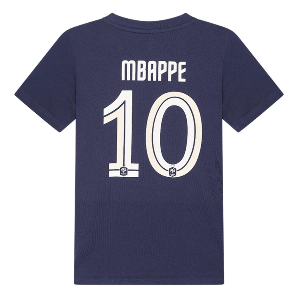Frankreich Mbappé Kinder T-Shirt - FFF 3/5