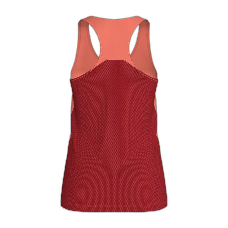 Camiseta Tirantes Running Mujer Joma R-Winner Naranja Flúor 3/4