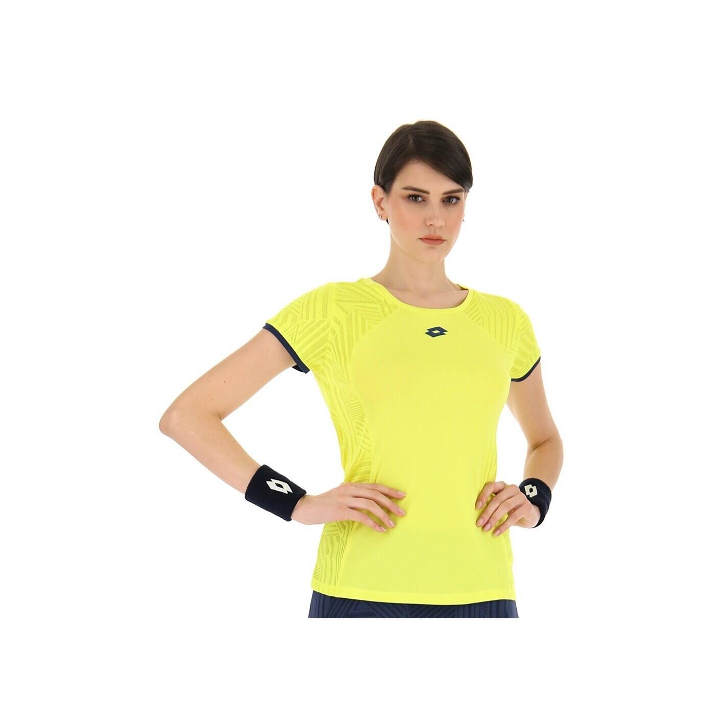 Lotto - Maillot Femme Lotto Superrapida V - Maillot Manches Courtes - Jaune - 40 M - Decathlon
