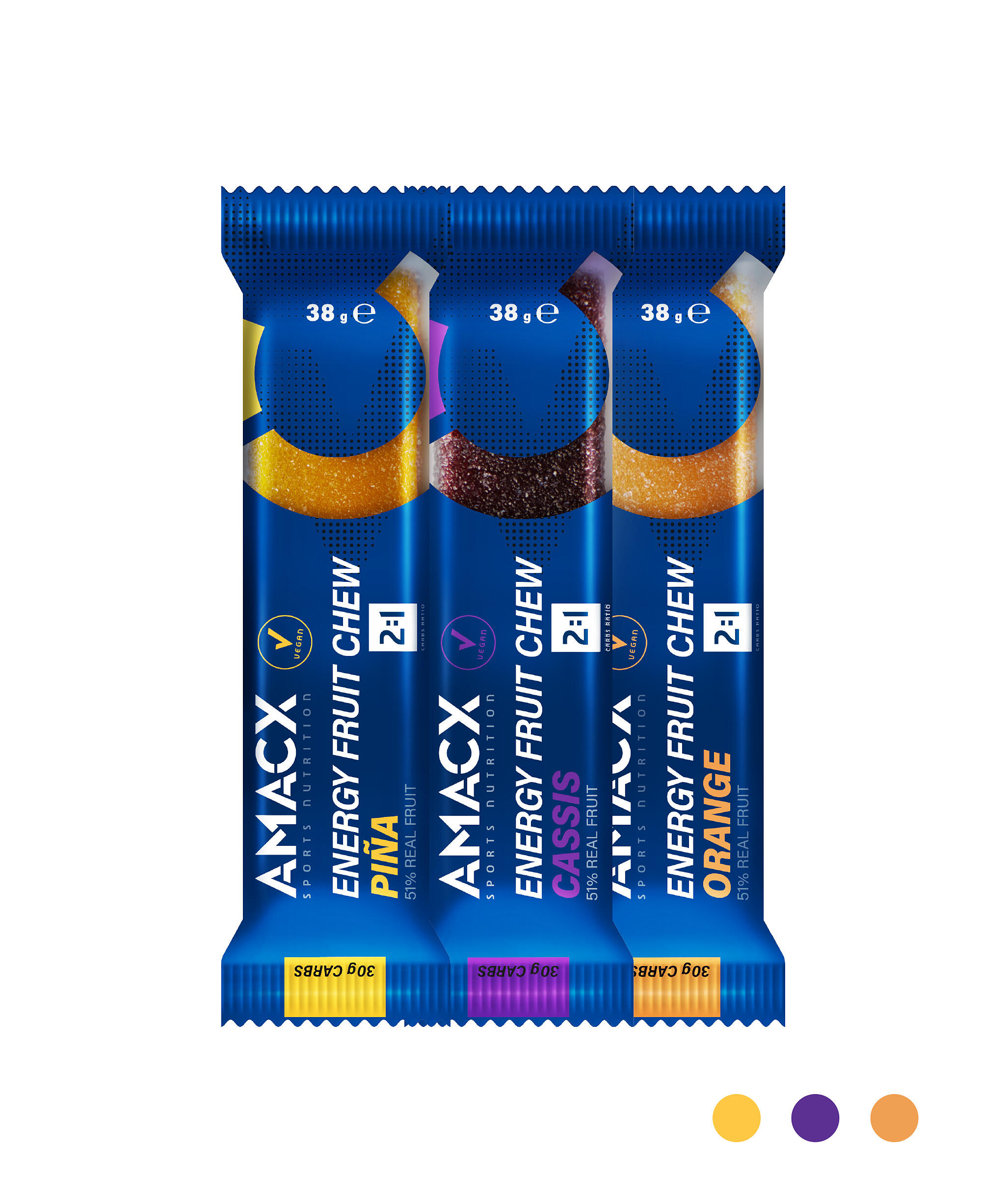 Energy Fruit Chew Pina | 12 pack 4/7