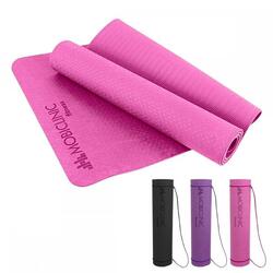 Tapis de Yoga fitnessmat Antidérapant 6 mm Imperméable Lavable Flexible