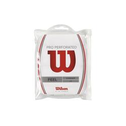 Lot de 12 surgrips de tennis Wilson Pro Perforated