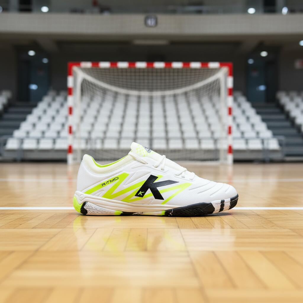 Kelme Zapatillas De Fútbol Sala Ritmo Blanco Unisex 3/7