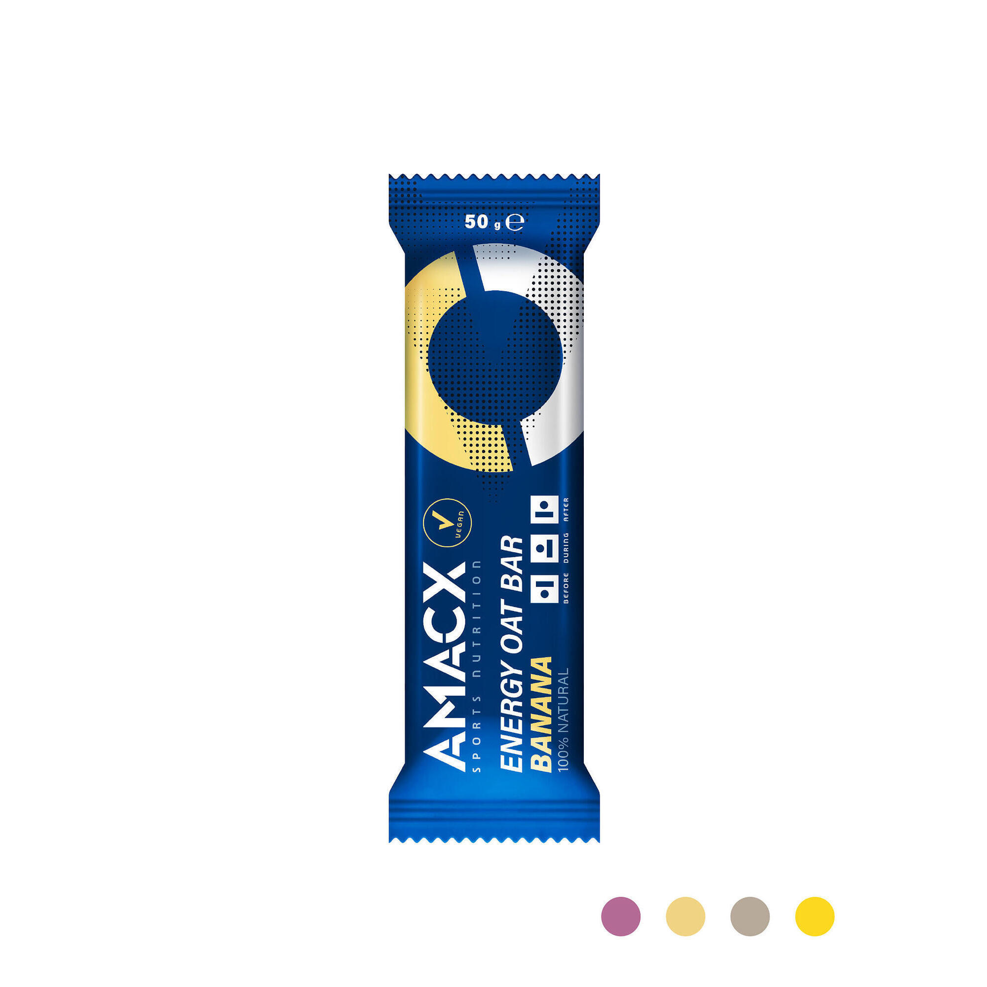 Amacx - Energy Oat Bar Banane | 12 Pack - Barre Énergétique - Decathlon