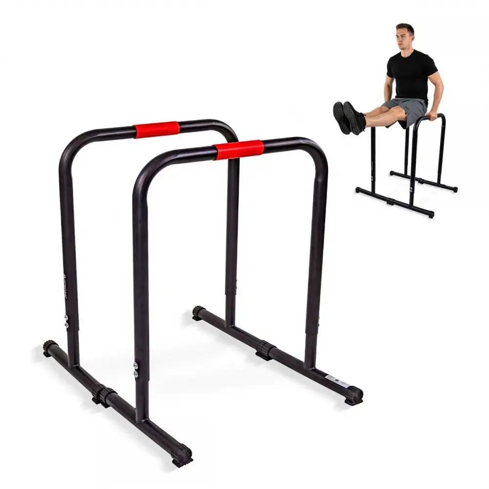Adjustable parallel bars (79-89 cm) Robust and stable structure Easy assembly