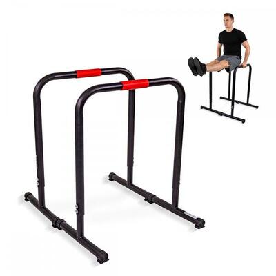 Dip bars verstelbare parallelle stangen push up stand bar (79-89 cm)