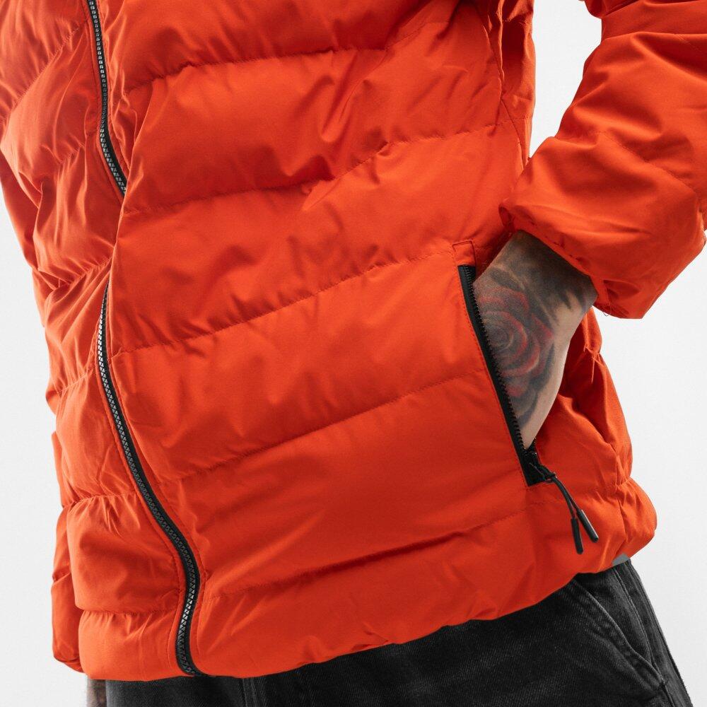 Doudoune imperméable homme Lifestyle Fire Orange Vif 5/7