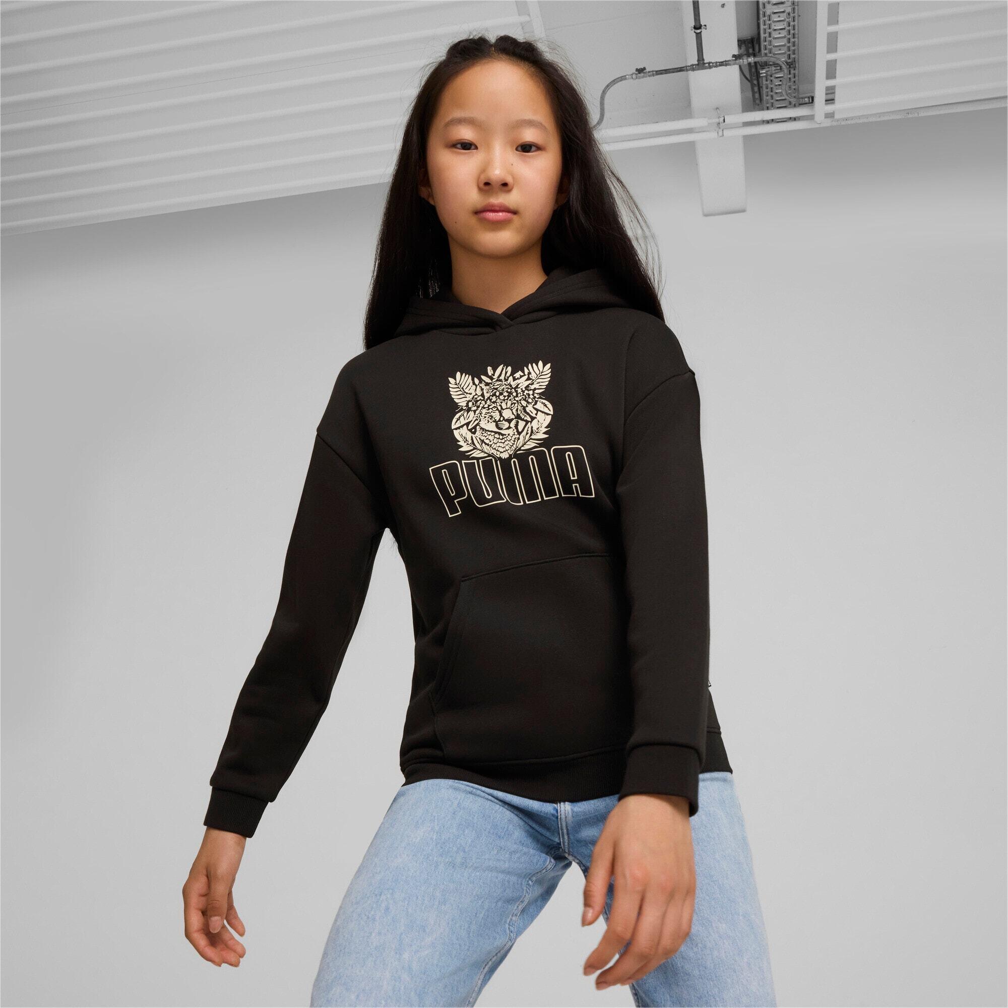 Dziewczęca bluza z kapturem Puma Tropicat 2/7