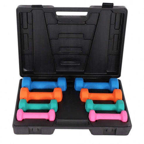 SET D'HALTÈRES FITNESS 10KG | MUSCULATION | VALISE DE TRANSPORT | 30MM/31MM 2/7