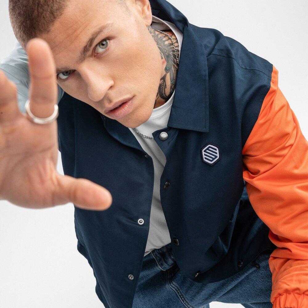 Herren Lifestyle coach-jacke für Cloud 9 Marineblau 4/7