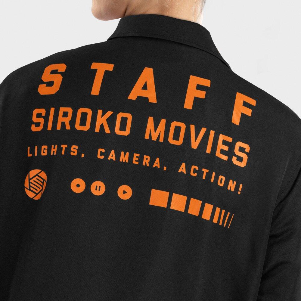 Damen Lifestyle coach-jacke für Siroko Movies-W Schwarz 5/7